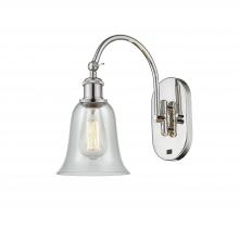 Innovations Lighting 518-1W-PN-G2812 - Hanover - 1 Light - 6 inch - Polished Nickel - Sconce