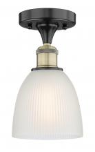 Innovations Lighting 616-1F-BAB-G381 - Castile - 1 Light - 6 inch - Black Antique Brass - Flush Mount