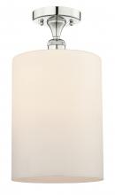 Innovations Lighting 616-1F-PN-G111-L - Cobbleskill - 1 Light - 9 inch - Polished Nickel - Semi-Flush Mount