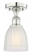 Innovations Lighting 616-1F-PN-G441 - Brookfield - 1 Light - 6 inch - Polished Nickel - Semi-Flush Mount