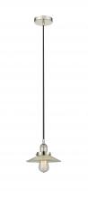 Innovations Lighting 616-1PH-PN-G2 - Halophane - 1 Light - 9 inch - Polished Nickel - Cord hung - Mini Pendant