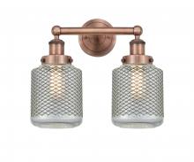 Innovations Lighting 616-2W-AC-G262 - Stanton - 2 Light - 15 inch - Antique Copper - Bath Vanity Light