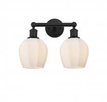 Innovations Lighting 616-2W-BK-G461-6 - Norfolk - 2 Light - 15 inch - Matte Black - Bath Vanity Light