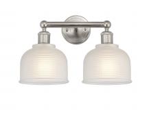 Innovations Lighting 616-2W-SN-G411 - Dayton - 2 Light - 15 inch - Brushed Satin Nickel - Bath Vanity Light