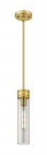 Innovations Lighting 617-1S-BB-G617-11SM - Boreas - 1 Light - 3 inch - Brushed Brass - Stem Hung - Mini Pendant