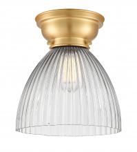 Innovations Lighting 623-1F-SG-G222 - Seneca Falls - 1 Light - 10 inch - Satin Gold - Flush Mount