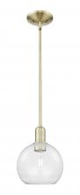 Innovations Lighting 716-1S-AB-G122-8 - Athens - 1 Light - 8 inch - Antique Brass - Stem hung - Mini Pendant