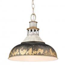 Golden 0865-L AGV-ABI - Kinsley Large Pendant in Aged Galvanized Steel