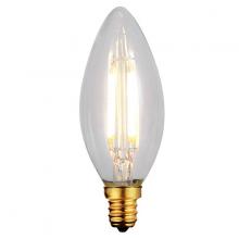 LED BULBS 4CCLED22DL - 4 Watts E12 Candelabra LED 2200K 