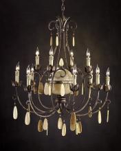 J. Richard AJC-8630 - 43''H 38''W 12 LIGHT CHANDELI