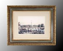 J. Richard GRF-3788BKR - 22X18 ANTIQUE REPRO LANDSCAPE II