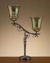 J. Richard JRA-7585 - 33X25X10 BRONZE HURRICANE CANDLE HOLDER