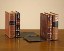 J. Richard JRA-7945S2 - 8X10X6 LEATHER ''BOOK ENDS''