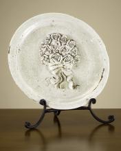 J. Richard JRA-7987 - 20''DIA CHARGER WITH APPLIED BOUQUET