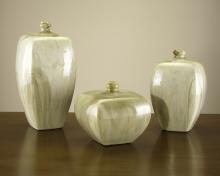 J. Richard JRA-8060S3 - SET OF 3 FAUZ ALABASTER VASES
