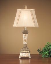 J. Richard JRL-7099 - 32'' CAPIZ/ANT GOLD COMP LAMP