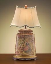 J. Richard JRL-7345 - 33'' HF ANT GOLD/BGE/RED COMP LAMP