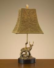 J. Richard JRL-7745 - 19'' DEER TBL LMP W/BEADED SHADE