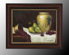 J. Richard JRO-2180 - 21X17 ''PINYIXUAN'' GRAPES/PE