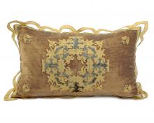 J. Richard JRS-03-3030 - 12X20 PIL ANT.GOLD VELVET W/NET