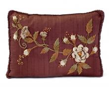 J. Richard JRS-03-3031 - 17X22 PIL 2''BOX EGGPLANT SILK