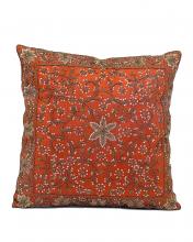 J. Richard JRS-03-3127 - 18X18 PIL PAPRIKA SILK W/HEAVILY
