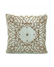 J. Richard JRS-03-3130 - 18X18 PIL PEWTER SILK EMBROIDERED