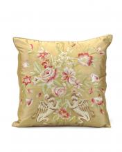 J. Richard JRS-03-3144 - 20X20 GOLD SILK EMBROIDERED W/BIRD