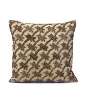 J. Richard JRS-03-3178 - 18X18 TAUPE SILK W/METALLIC THREAD