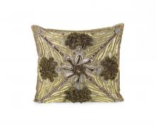 J. Richard JRS-03-3234 - 18X18 TAUPE SILK W/HEAVY EMBR
