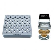 Mountain Plumbing MT526P/CPB - Basket Weave 45 Shower Drain Grid Assy.