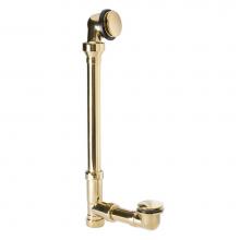 Mountain Plumbing BDSCFT22/CPB - Clawfoot Style Bath Waste & Overflow with EZ-Click™ Trim Kit (Brass Body)