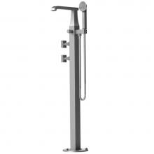 Rubinet 3GICQABAB - Tub Filler Floor Mnt W/Hhs