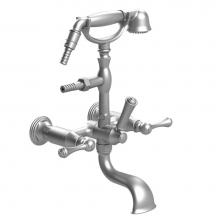 Rubinet 3WFMLABWH - Tub Filler Wall Mnt W/Hhs