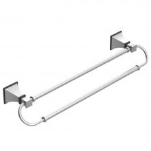Rubinet 7RMQ0CHMB - 24'' Dual Towel Bar
