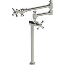 Rubinet 8HFMCCHCH - Deck Mount Pot Filler