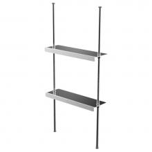 Rubinet 9TWK1CHCH - Shelf Kit Consisting Of 2 Shelves & 2 Tension Rods