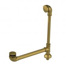 Rubinet 9EW011ABM - Adjustable Push-Up Tubular Waste And Overflow (Solid Brass)