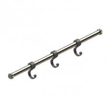 Rubinet 9TWR2SN - 22 1/2'' Tension Rod With 3 Hooks (Optional)