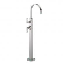 Rubinet 3FRTLPNAQ - Floor Mount Tub Filler