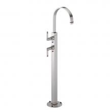 Rubinet 3FRTLPNBD - Floor Mount Tub Filler