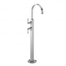 Rubinet 3FRTLPNBK - Floor Mount Tub Filler