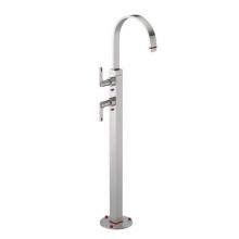 Rubinet 3FRTLPNMR - Floor Mount Tub Filler