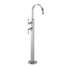 Rubinet 3FRTLPNOB - Floor Mount Tub Filler