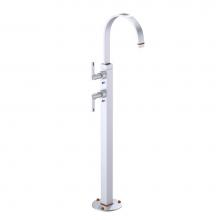 Rubinet 3FRTLSCACM - Floor Mount Tub Filler