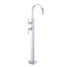 Rubinet 3FRTLSCAQ - Floor Mount Tub Filler