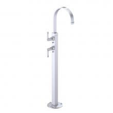 Rubinet 3FRTLSCCH - Floor Mount Tub Filler