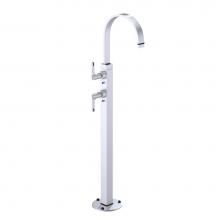 Rubinet 3FRTLSCOB - Floor Mount Tub Filler