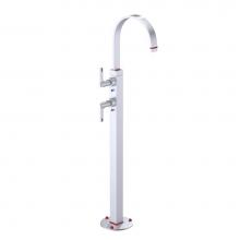 Rubinet 3FRTLSCRD - Floor Mount Tub Filler