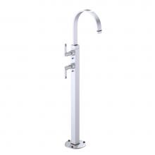 Rubinet 3FRTLSCTB - Floor Mount Tub Filler